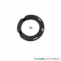 Badgeless Front Grille Ring Cover Emblem Honeycomb Black...