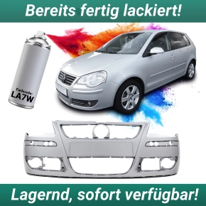 Lackiert LA7W Reflexsilber Metallic Stoßstange...