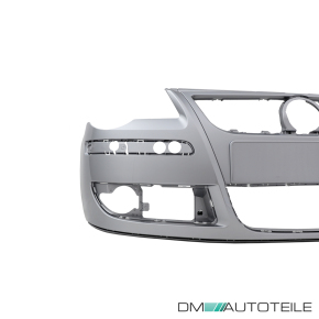 VW Polo 9N3 Facelift 05-09 - Front Bumper w/o SRA primed