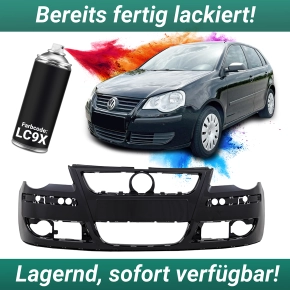 VW Polo 9N3 Facelift 05-09 - Front Bumper w/o SRA primed