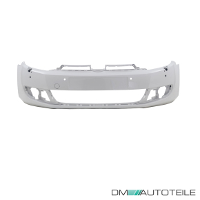 VW Golf 6 VI Saloon Front Bumper primed with park assist & headlamp washer 08-12