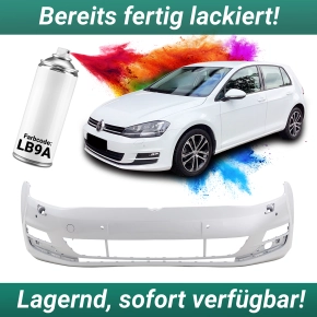 Lackiert LB9A Candyweiss Stoßstange vorne für...