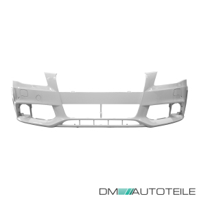 Audi A4 B8 Front Bumper 07-11 für PDC & SRA Saloon 8K2 Avant 8K5