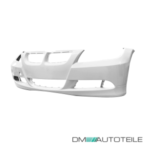 Saloon / Estate Front Bumper w/o headlamp washer & park assist fits on BMW E90 E91 Standard 05-08 primed