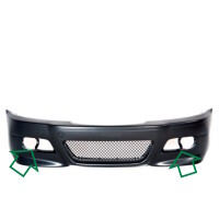 Sport Fog Lights Cover Black gloss Set fits on BMW 3-Series 