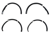 Set Radlaufleisten ABS schwarz glanz für Ford Transit C