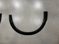 Set Radlaufleisten Radleisten ABS schwarz glanz für VW 