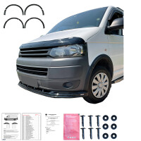 Set Radlaufleisten ABS schwarz matt 10-teilig für VW T5