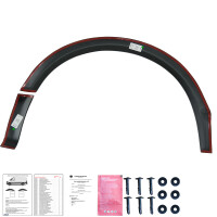Set Radlaufleisten ABS schwarz matt 10-teilig für VW T5