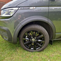 Set Radlaufleisten ABS schwarz matt 10-teilig für VW T6
