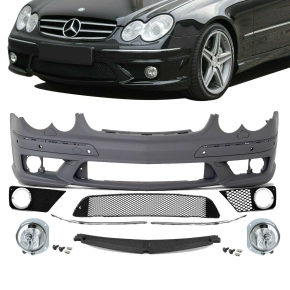 Mercedes CLK A209 C209 Front Bumper for park assist +...