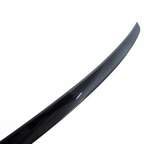 Heck Spoiler Lippe Sport Schwarz glanz + 3M für Audi A4 B9 Limousine ab 14-24