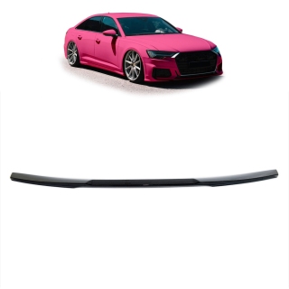 Heck Spoiler Lippe Sport Echt Carbon glanz für Audi A6 C8 4A Limousine ab 2018