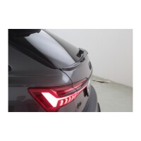 Heck Spoiler Lippe V-Form Kofferraum hochglanz für Audi