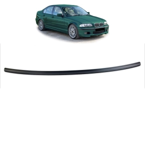 Heck Spoiler Lippe Dezent Kofferraum Schwarz für BMW...