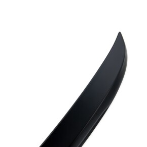 Heck Spoiler Lippe Sport Schwarz matt + 3M für BMW 5er (E60) Limousine ab 03-10