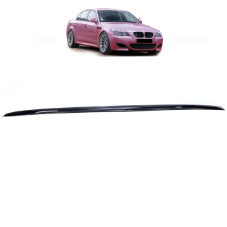 Heck Spoiler Lippe Kofferraum Carbon glanz für BMW 5er E60 Limousine + M Paket