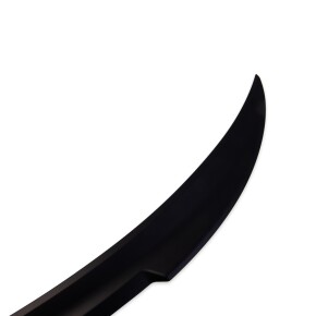 Heck Spoiler Lippe Sport Schwarz matt + 3M für BMW 3er E90 Limo V-Form ab 05-11