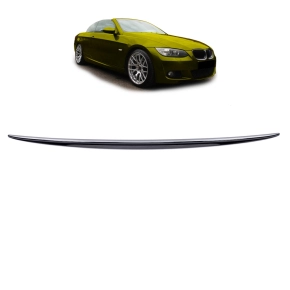 Heck Spoiler Lippe Sport Schwarz glanz + 3M für BMW...