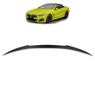 Sport Heck Spoiler Lippe Kofferraum Echt Carbon für BMW 8er G14 Cabriolet auch M