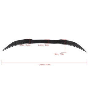  Heck Performance Spoiler Lippe Carbon V4 für BMW 5er G30 Limousine V-Form ab 17