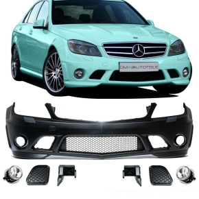 Mercedes W204 S204 Front Bumper air vents without park...