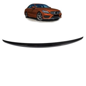 Sport Heck Spoiler Lippe Schwarz glanz für Mercedes...