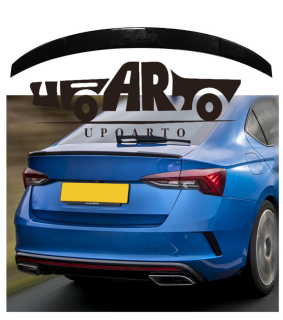 Sport-Heckspoiler schwarz glanz für Skoda Octavia IV für Limo V-Form ab 19-24