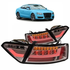 Design Light-Bar LED-Rückleuchten SET Chrom passt...