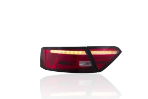 Light-Bar LED-Rückleuchten Kirschrot dynmisch passt für Audi A5 8T ab 2007-2011