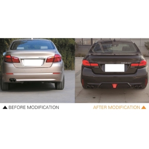 Lightbar Rückleuchten SET dunkelrot dynamisch für BMW 5er F10 Limousine ab 10-18