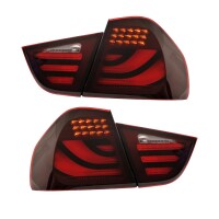 Lightbar Rückleuchten dunkelrot für BMW 3er E90 Fa