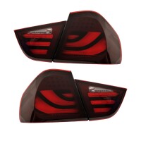 Lightbar Rückleuchten dunkelrot für BMW 3er E90 Fa