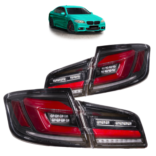 Lightbar Rückleuchten SET Klarglas dynamisch für BMW 5er F10 Limousine ab 10-18