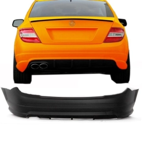 Sport Rear Bumper without park assist fits on Mercedes...