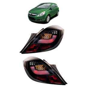 LED Lightbar Rückleuchte Schwarz Klarglas passt...