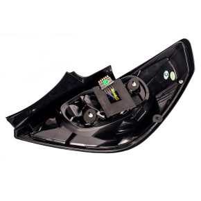 LED Lightbar Rückleuchte Schwarz Klarglas passt für Opel Corsa D (S07) ab 06-14