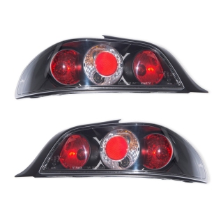 Design Rückleuchten Heckleuchten Set Schwarz für Peugeot 306 Cabrio ab 1994-2002