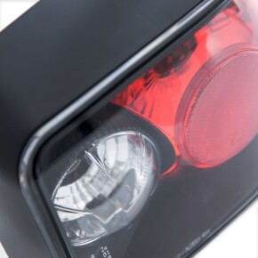 Rückleuchten Heckleuchten Schwarz Klarglas passt für Peugeot 205 ab 1990-1998