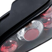Design Rückleuchten Heckleuchten Set Schwarz für P