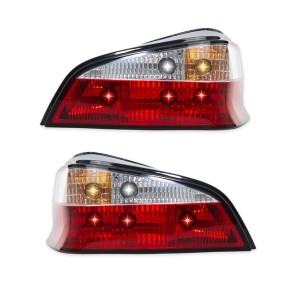Rückleuchten Heckleuchten Halogen Set klarglas für Peugeot 106 (S2) ab 1996-2003