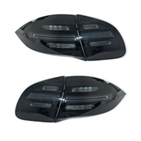 LED-Rückleuchten dynamisch Schwarz passt für Porsche Cayenne 92A ab 2010-2014