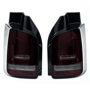 Light-Bar Design LED-Rückleuchten Rot für VW Transporter Multivan T5 2010-2015