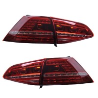 LED-Rückleuchten Dynamisch Rot Smoke passt für VW 