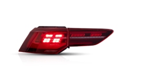 LED-Rückleuchten Dynamisch Lightbar Kirschrot für VW Golf 8 Vorfacelift ab 20-24