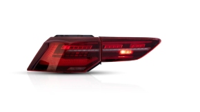 LED-Rückleuchten Dynamisch Lightbar Kirschrot für VW Golf 8 Vorfacelift ab 20-24
