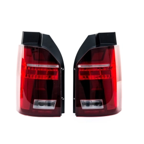 Facelift-Design LED-Rückleuchten Klarglas Rot passt...