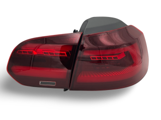 Rückleuchten komplett Schwarz dynamisch LED passt für VW GOLF 6 mit Halogen