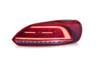  LED-Rückleuchten Lightbar Kirschrot für VW Scirocco III Vorfacelift ab 08-14