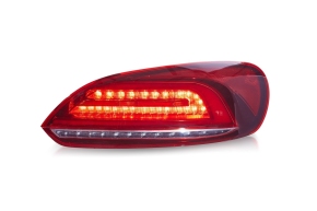  LED-Rückleuchten Lightbar Kirschrot für VW Scirocco III Vorfacelift ab 08-14